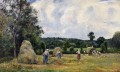 die Ernte in Montfoucault 2 1876 Camille Pissarro